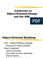 Introduction To Object-Oriented Design and The UML