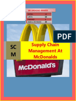 Supply Chain Management At Mcdonalds