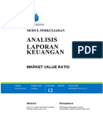 Modul Alk 12. Market Value Ratio