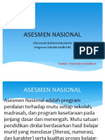 AN: Evaluasi Mutu Pendidikan Nasional