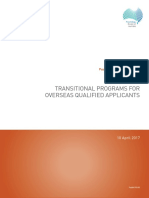 EPsychology Board Guidelines Transitional Programs for Overseas Qualified Applicants 10 April 2017 Copy