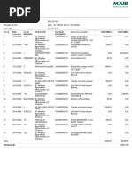 Extras de Cont: Data Document Contra Parte Cod Fiscal Contraparte Debit (MDL) Credit (MDL)