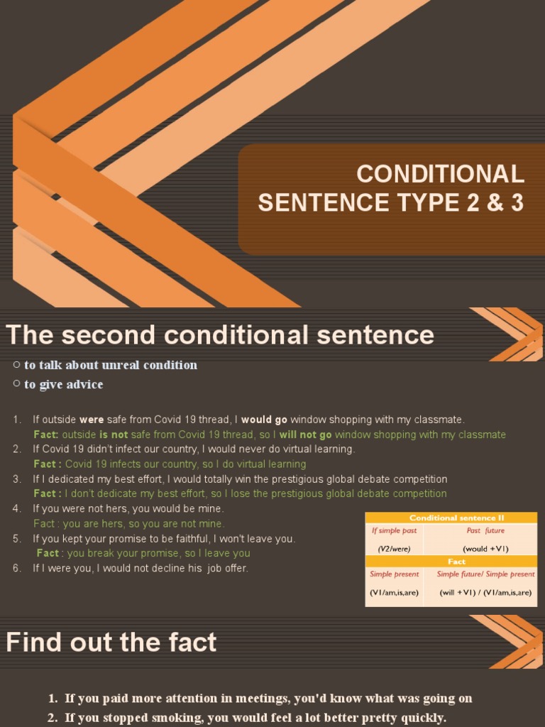Conditional Sentences: Types 2 & 3 Explained | PDF