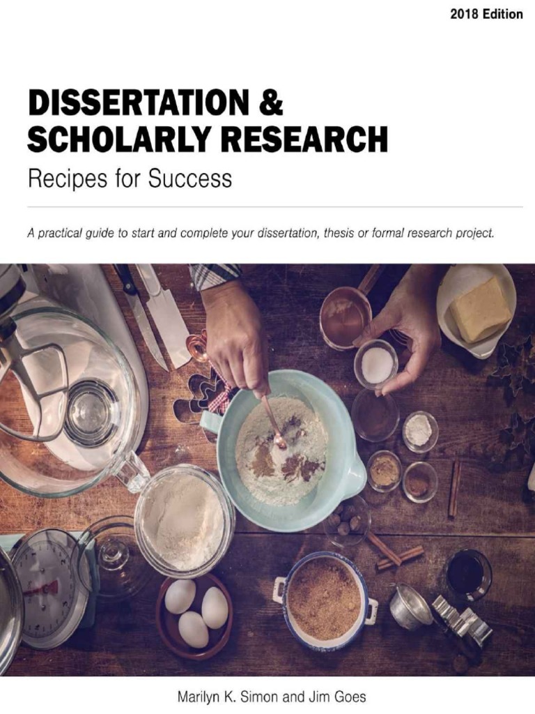 Dissertation and Scholarly Research Recipes For Success | PDF 
