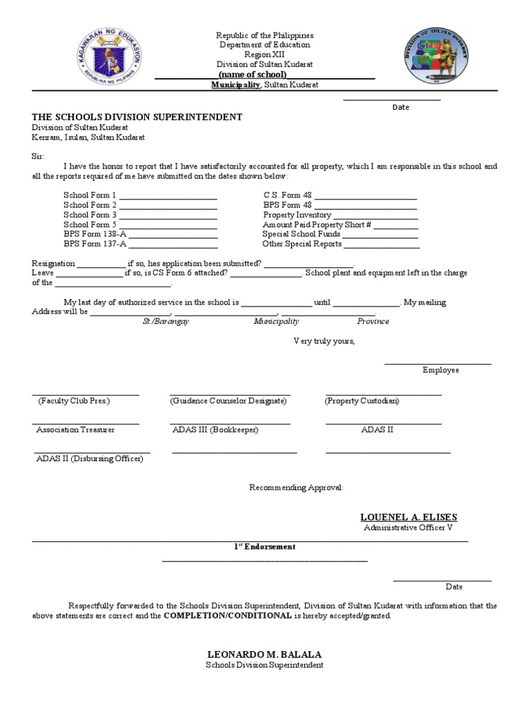 Property Accountability Report Form | PDF | Government | Schools