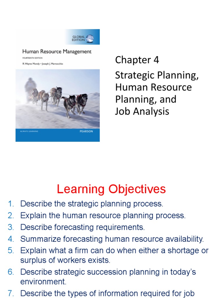 Ch04 Strategic Planning Human Resource Planning and Job Analysis | PDF ...