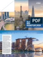 Global Cities Investment MONITOR 2019: New Rankings, Trends and Criteria