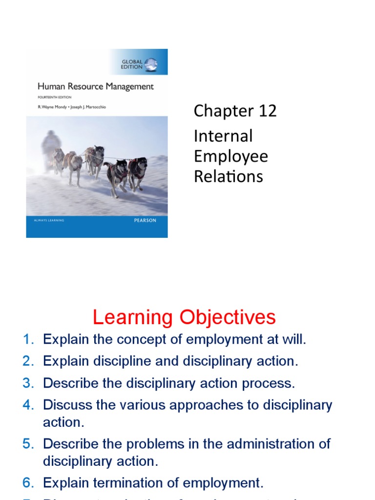 Ch12 Internal Employee Relations | PDF | Layoff | At Will Employment