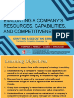 Evaluating A Company's Resources, Capabilities, and Competitiveness