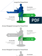 Arrow Wrapped Concept For Powerpoint: Placeholder