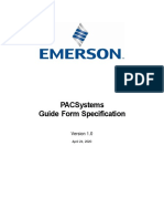 PACSystems Guide Form Spec 1 0
