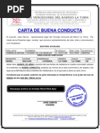 CARTA DE SOLICITUD