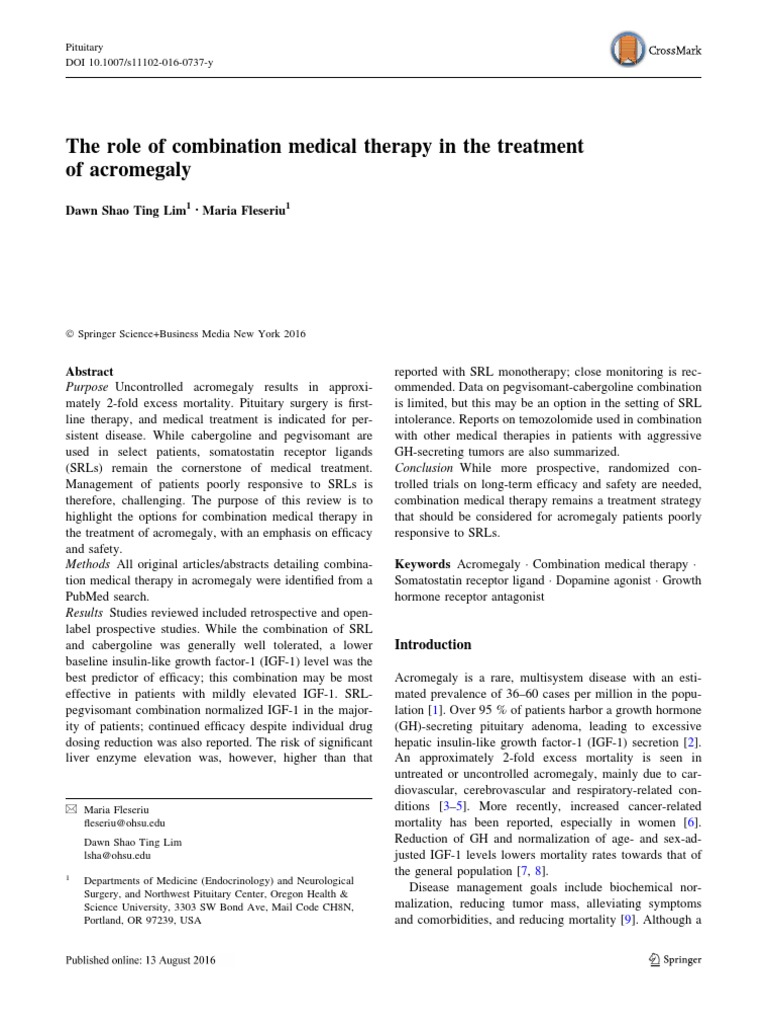 The Role of Combination Medical Therapy in The Treatment | PDF ...