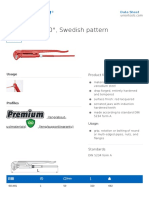 Pipe Wrench 90°, Swedish Pattern: Product Features Usage