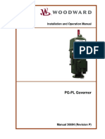 Installation and Operation Manual: PG-PL Governor
