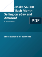 How To Make 4000 PROFIT Each Month Selling On EBay and Amazon