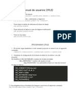 Manual de Usuario CRUD