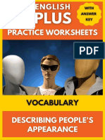 Vocabulary Describing Appearance