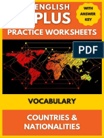 Vocabulary Countries and Nationalities