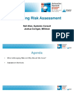 Emerging Risk Assessment: Neil Allan, Systemic Consult Joshua Corrigan, Milliman