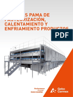 Pama - Sistemas Pama de Pasteurización, Calentamiento y Enfriamiento Productos PDF