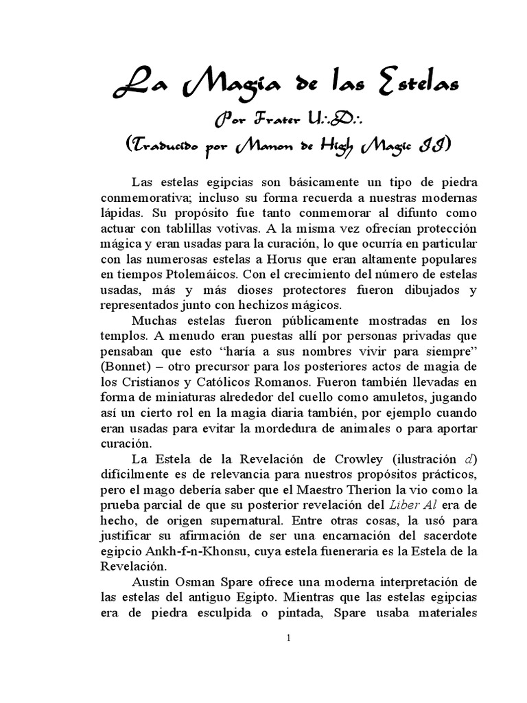 La Magia De Las Estelas Una Guía Práctica Para Crear Y Utilizar