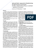 Prehľad Aplikácie Maticového A Diagramového Prístupu Vo Výrobných Systémoch A Procesoch