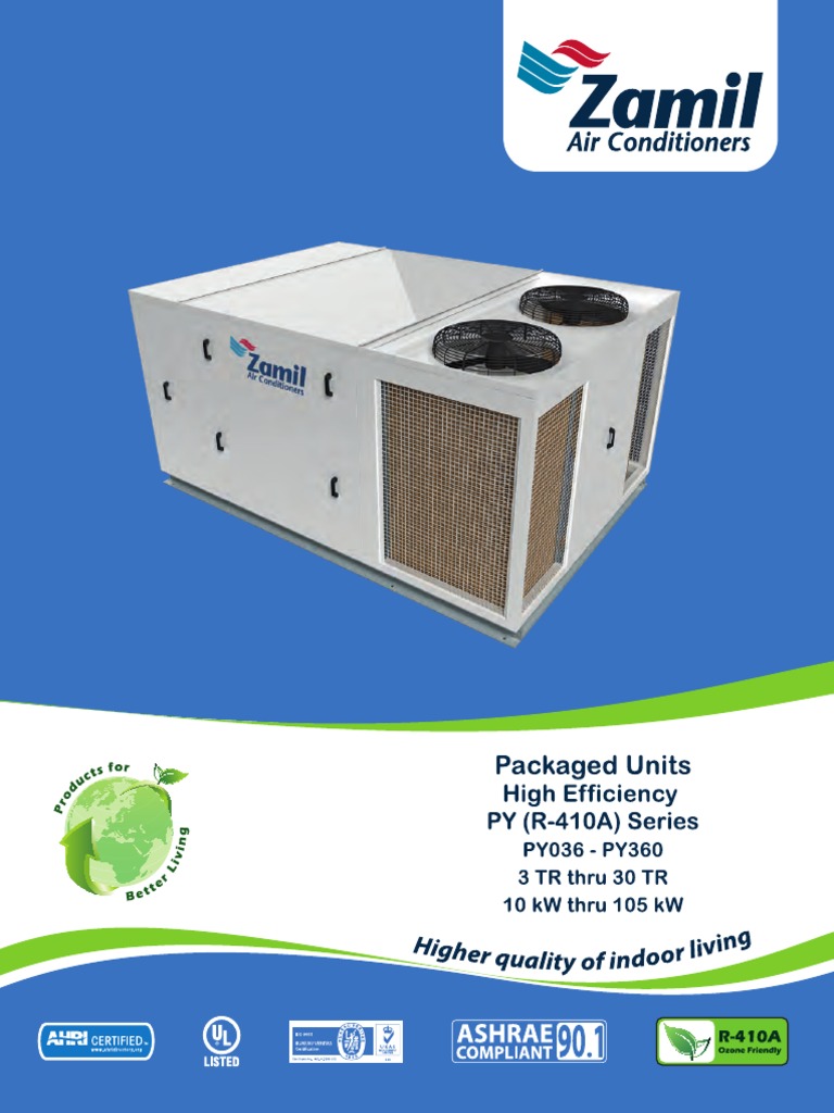 Zamil Air Conditioners Overview | PDF | Thermostat | Air Conditioning