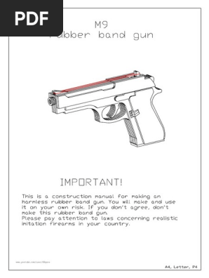 M9 Rubber Band Gun
