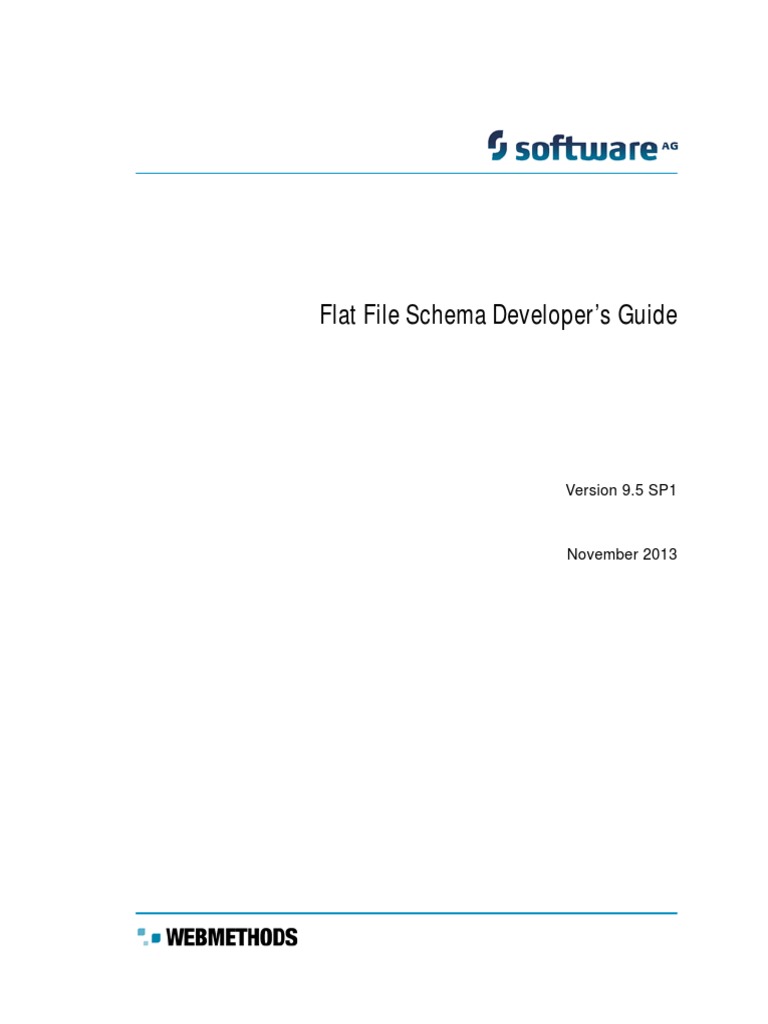95SP1 Flat File Schema Developers Guide PDF Xml Schema Parsing