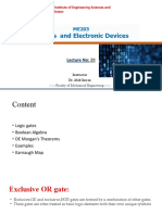 Circuits and Electronic Devices: Lecture No