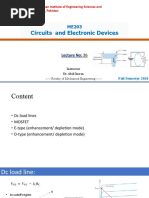 Circuits and Electronic Devices: Lecture No