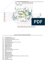 D1 A32 A66 A65 A40 A62 A7 A64 A34: Position of Parts in Engine Compartment (LHD 3ZR-FBE)