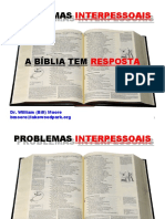A BÍBLIA TEM RESPOSTA PARA PROBLEMAS INTERPESSOAIS