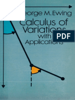 Calculus of Variations With Applications