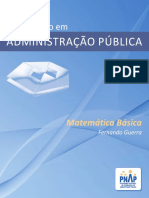 PNAP - Bacharelado - Matematica Basica