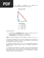 Triptico De Triangulos Notables Xd Pdf Triangulo Pitagoras