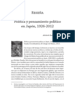 Reseña Pensamiento politico Japon