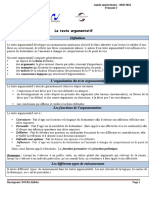 Texte Argumentatif Cours Français 3 Cpi 2020-2021