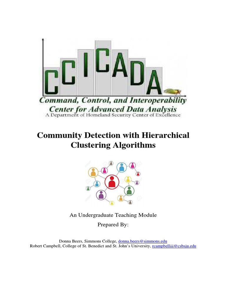 Clustering Hierarchical2 | PDF | Vertex (Graph Theory) | Graph Theory