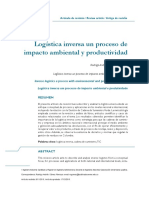 Annex 1 - Logística Inversa Un Proceso de Impacto Ambiental y Productividad.