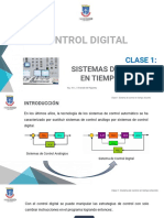 Clase 1 Introduccion A Los Sistemas de Control en Tiempo Discreto