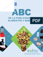 ABC de publicidad en alimentos y bebidas
