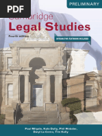 Cambridge Legal Studies Preliminary (2016) | PDF | Textbook | Argument