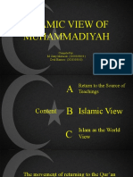 Islamic View of Muhammadiyah: Compiled By: M. Zaky Mubarok (2020105019) Dedi Hantoro (2020105015)