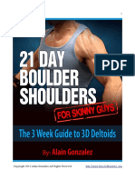 Alan Gonzalez Boulder Shoulder