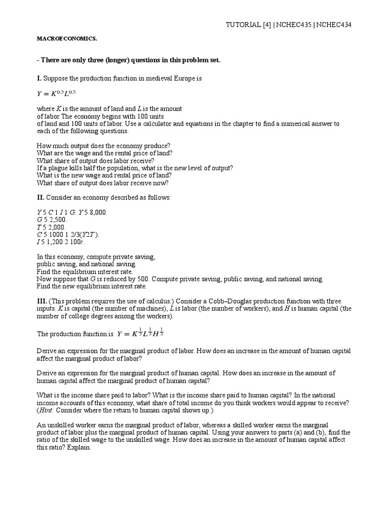 Marginal Product of Labor Analysis | PDF | Production Function | Labour ...