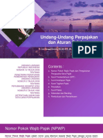 PPAK Undang-Undang Perpajakan Dan Aturan Pelaksanaan