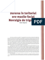 Durerea in Teritoriul Oro Maxilo Facial Nevralgia de Trigemen