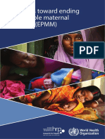 Strategies Toward Ending Preventable Maternal Mortality (EPMM)